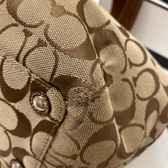 Coach Signature Satchel - Picture 13 of 14
